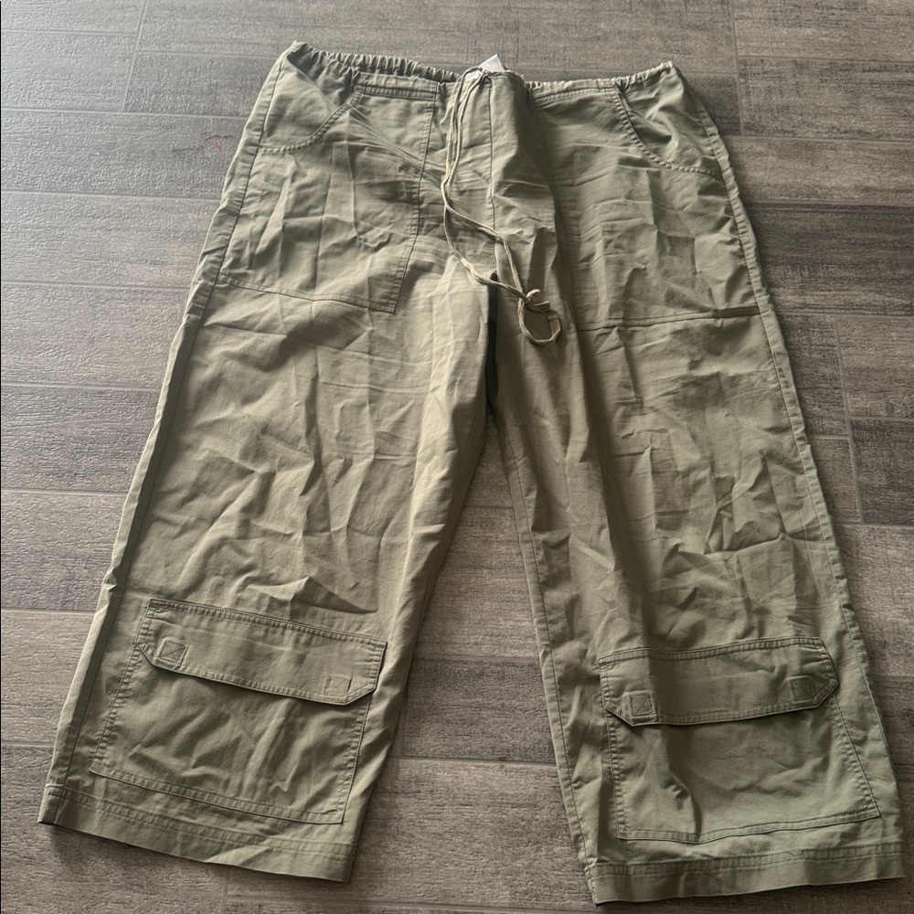 Chico's Olive Green Cargo Pants